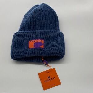 Gallo Blue Knit Beanie